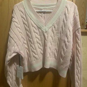 Aritzia Clay Cropped Sweater